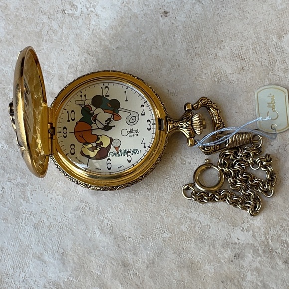 Colibri pocket Watch battery gold tone - Picture 2 of 6